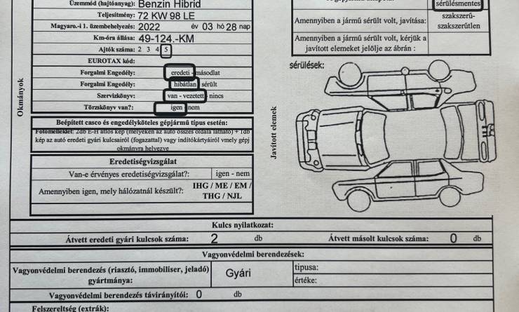 Suzuki Swace 1.8 Hybrid GL+ CVT (2022. 03)