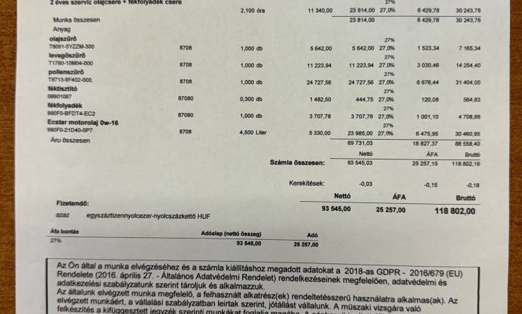 Suzuki Swace 1.8 Hybrid GL+ CVT (2022. 03)