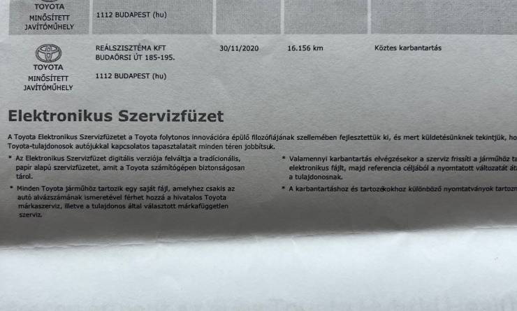 Toyota RAV4 2.5 Hybrid Executive +JBL e-CVT 2WD (2020. 06)