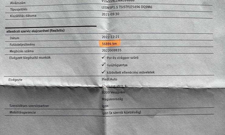 Seat Leon ST 1.5 TSi Style (2021. 09)