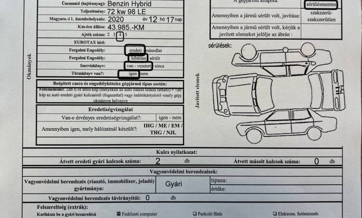 Toyota Corolla sedan 1.8 Hybrid Active e-CVT (2020. 12)